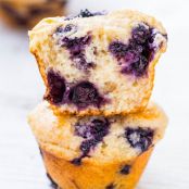 Skinny Blueberry Muffins